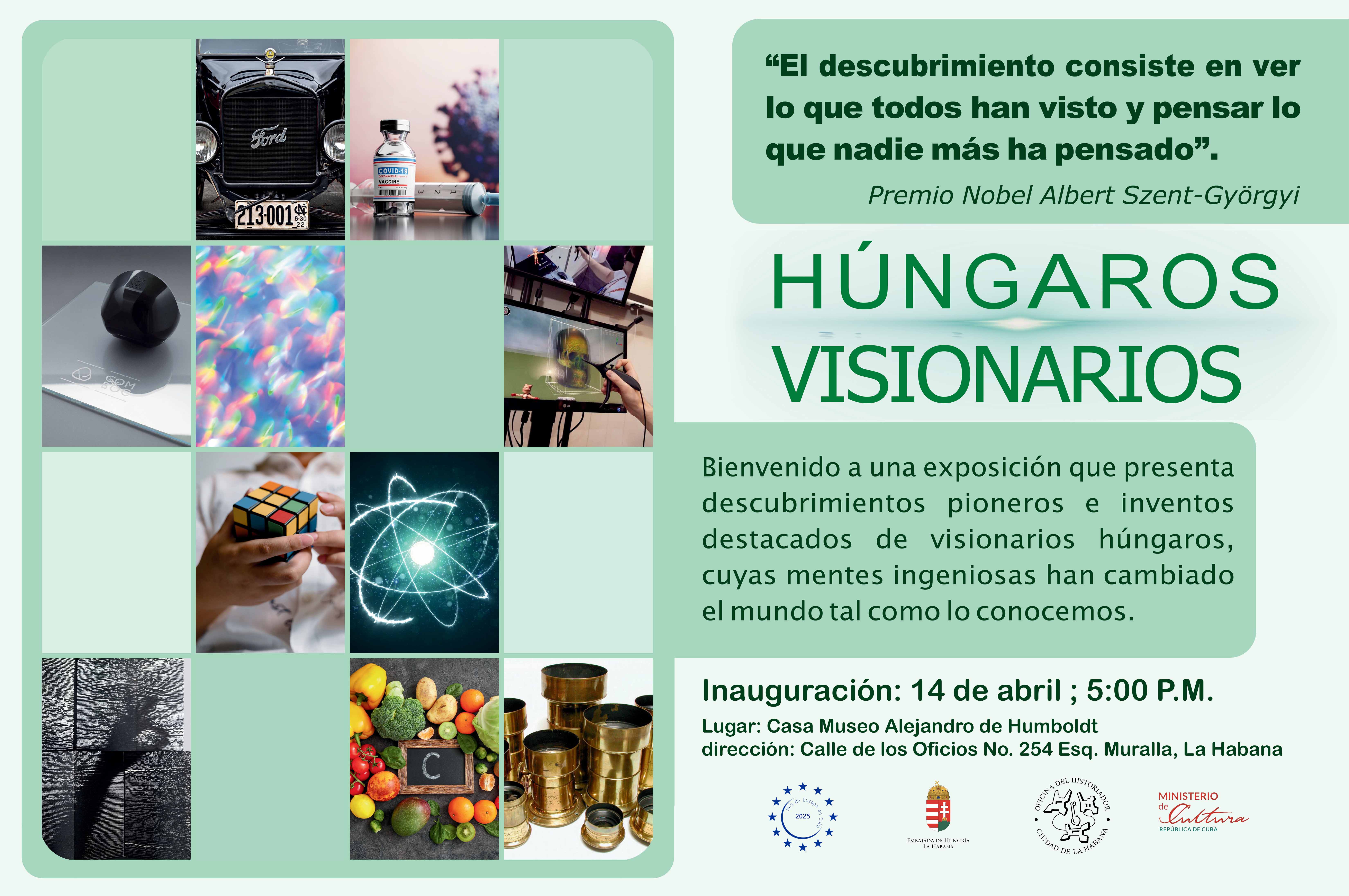 Se abrió la exposición Húngaros Visionarios en el Museo de Humboldt